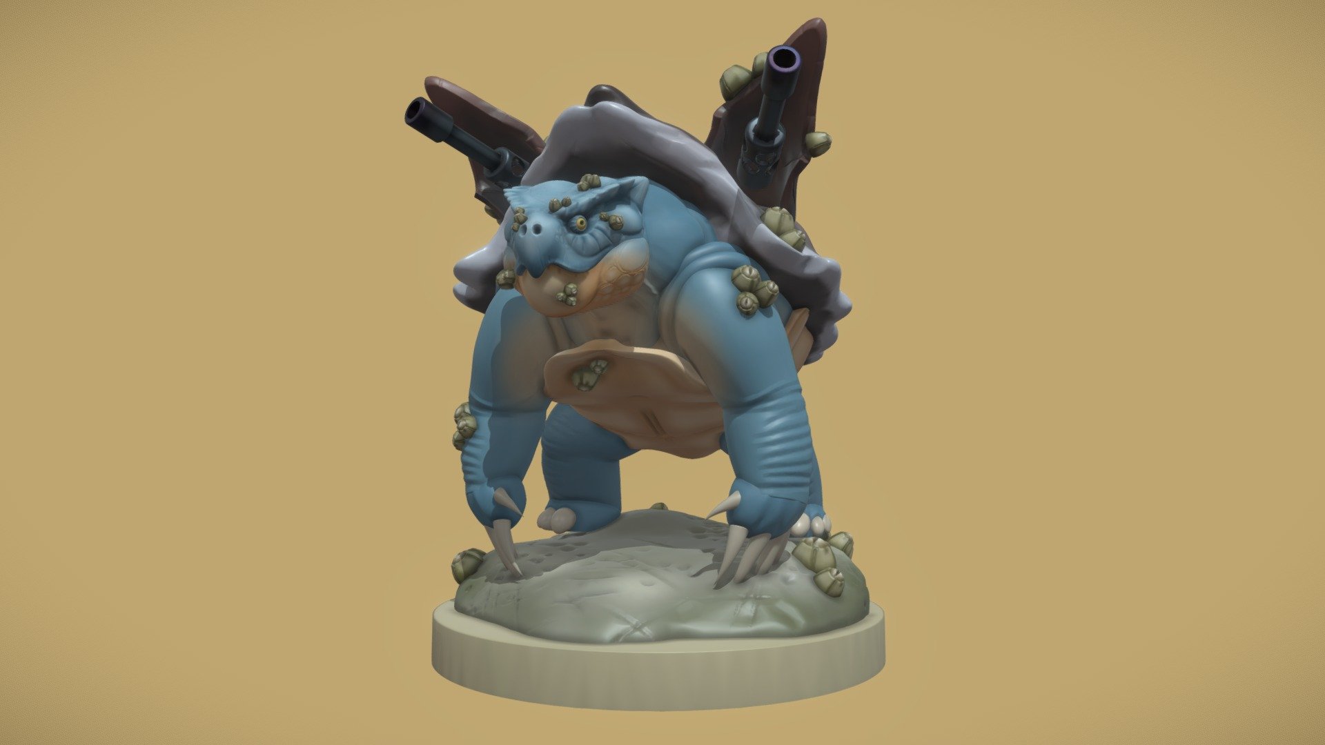 Blastoise Nemimon - 3D model by Ulrik_Selvik (@Nemi66) [4fb11b1 ...