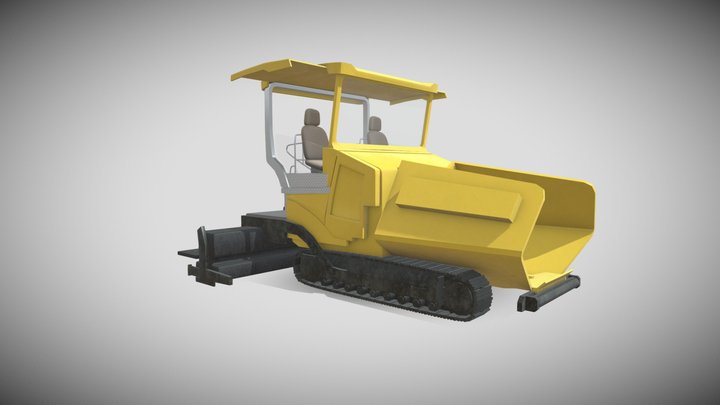Road screed / tar machine 3D Model