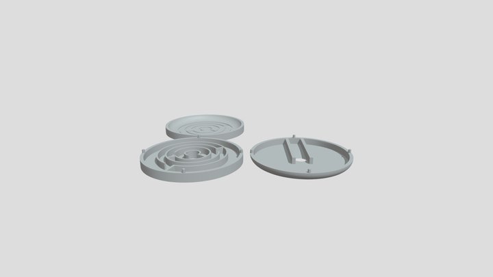 Rebellion Dinner Plate 3D Model