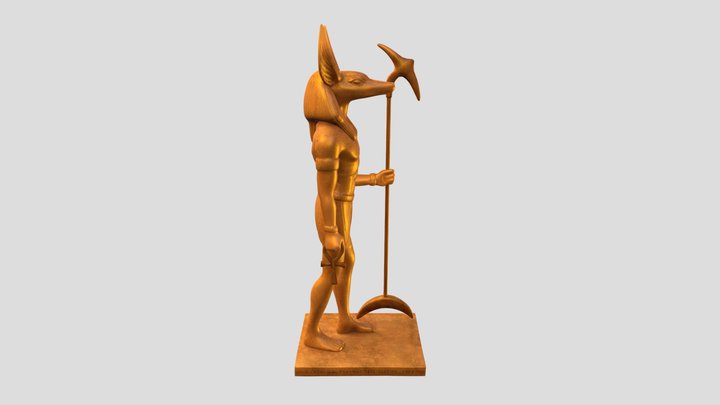 Statue of Ramses II 3D Model