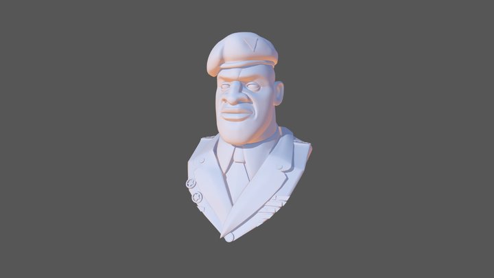 General Hologram bust 3D Model