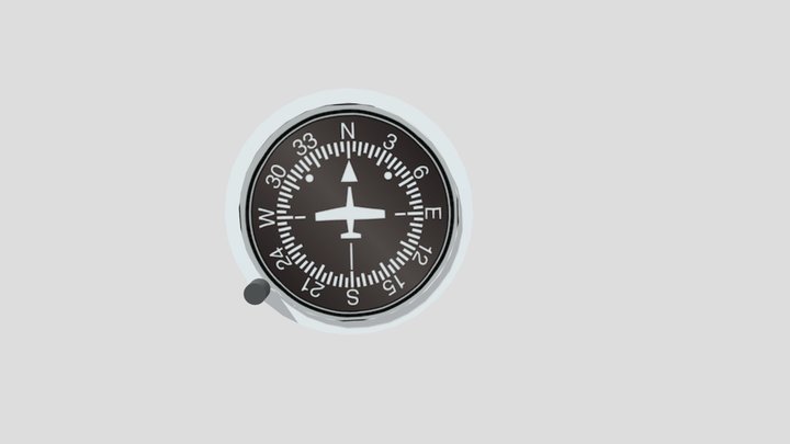 Heading Indicator 3D Model