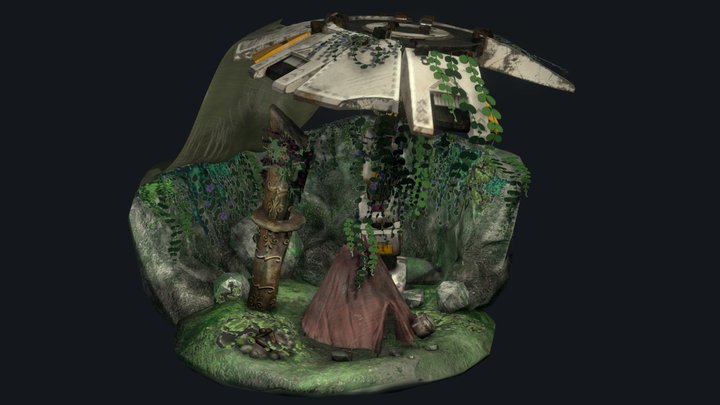 Abandoned Shelter 3D Model