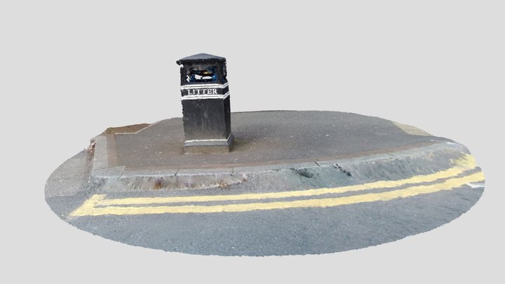 A bin 3D Model
