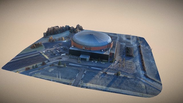 TurkuArenaTesting-DJI4Pro 3D Model