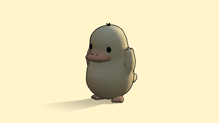 Baby duck 3D Model