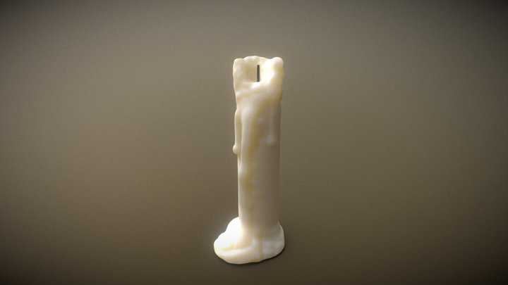 CONCEPT ART CANDLE 3D Model