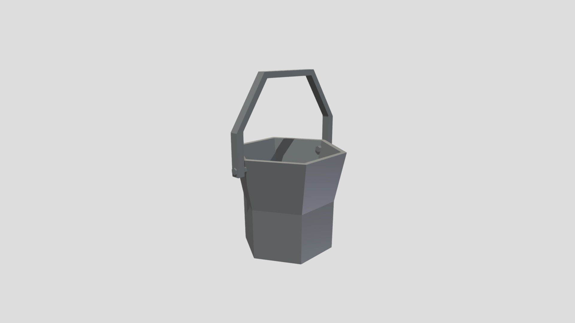 Low Poly Bucket - Download Free 3D model by AlexBoost [4fb5e8f] - Sketchfab