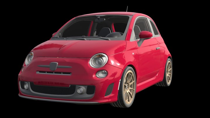 Fiat Abarth 595 3D Model