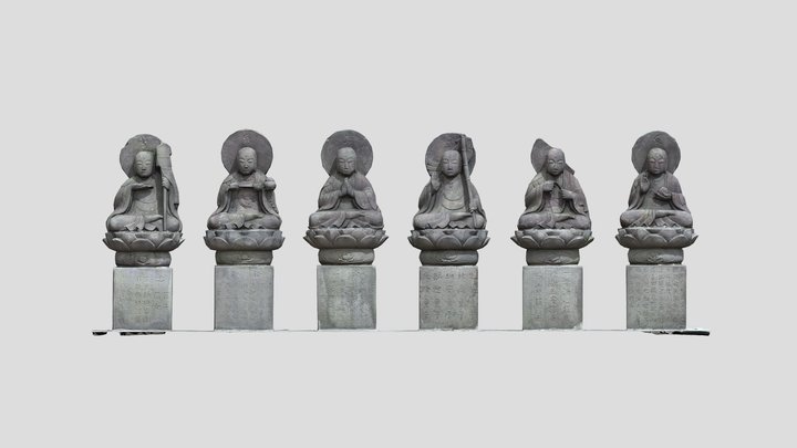 D0202_六地蔵 3D Model