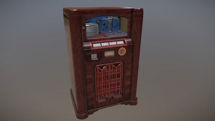 Wurlitzer Jukebox 412 – Modèle 3D gratuit STL
