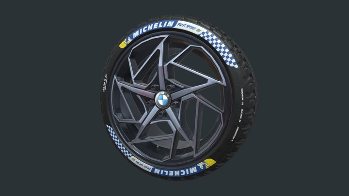 BMW Wheel 3D Model