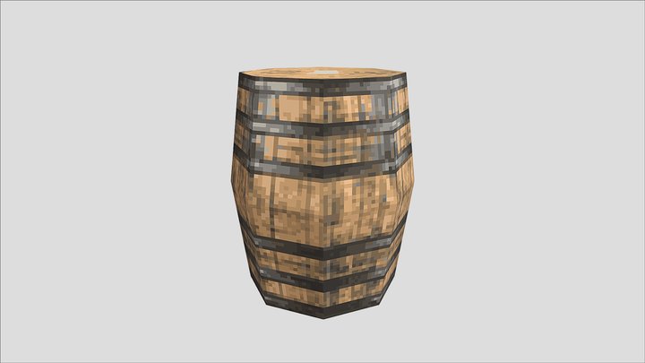 psx whiskey barrel 2 – Kostenloses 3D-Modell STL