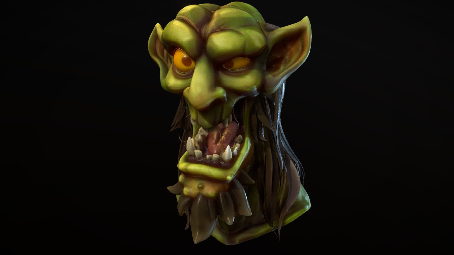 Troll-face-3d-model 3D models - Sketchfab