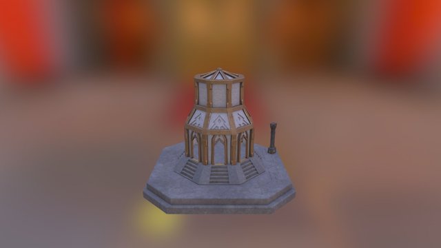 Bronze Dwarven House 3D Model