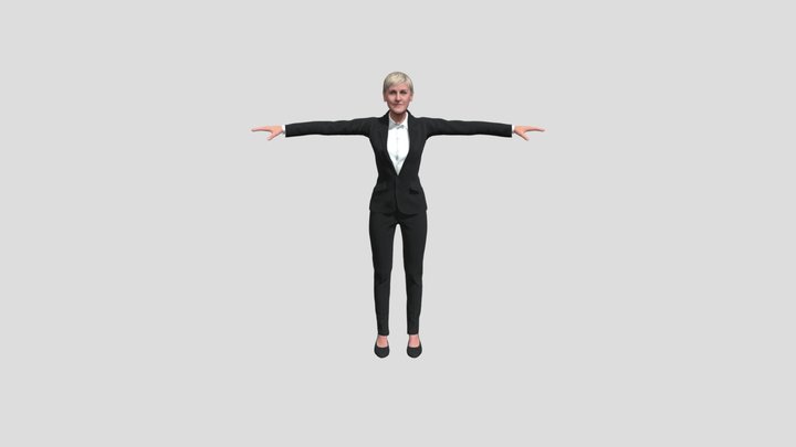 model Ellen DeGeneres 3D Model