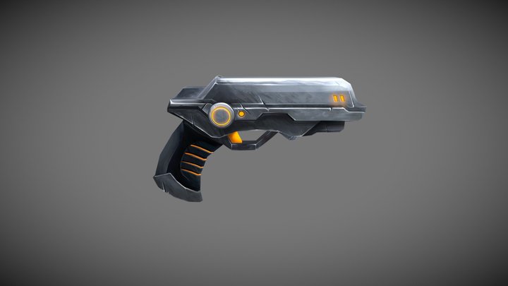 scifi gun 3D Model