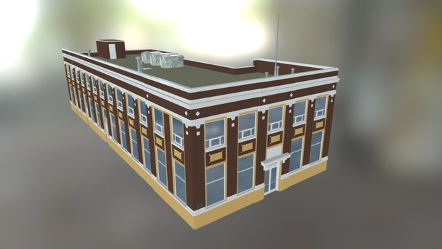 Crossroads Community/Town Hall (WIP) 3D Model