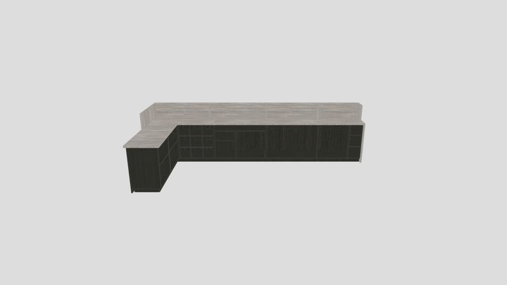 Pharmacy_Cabinet Desk 3D Model
