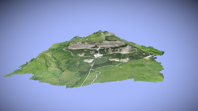 Cariera eBee SenseFly- Pix4d Simplified 3d Mesh 3D Model