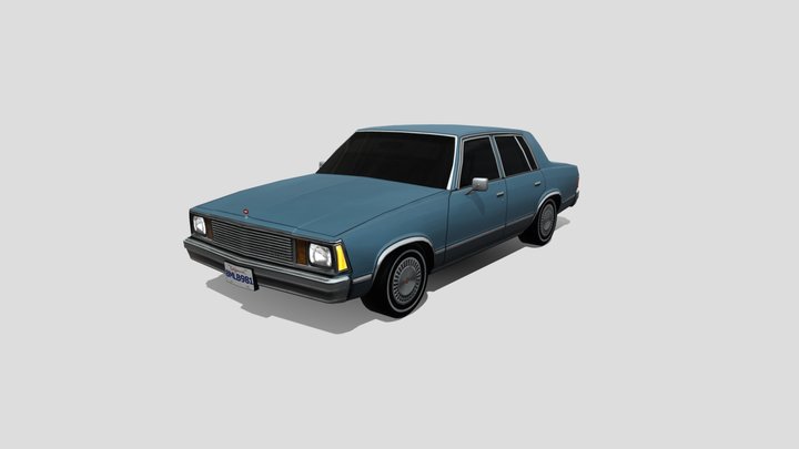 1981 Chevrolet Malibu 3D Model
