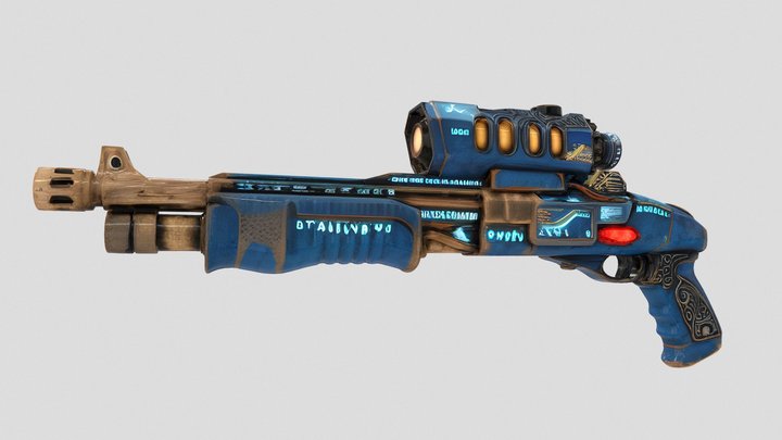 ❄️Scifi.⚛❌⚛.Shotgun.'Beta-Matrix'❄️ – Modèle 3D gratuit STL
