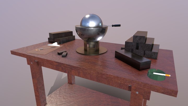 The Demon Core 3D Model