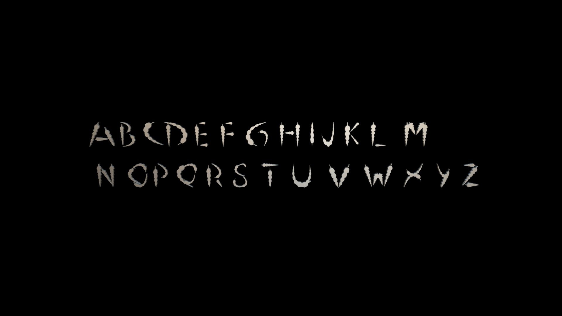 HappyTree Font PLAIN - Download Free 3D model by Kurt Schuster ...