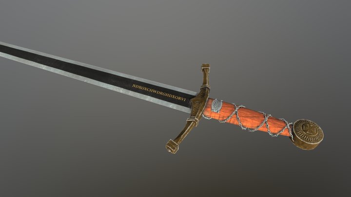 Sword of medieval times 3D Model