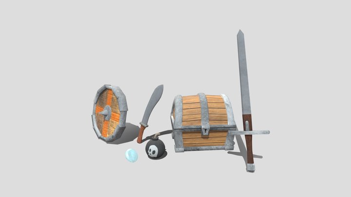Dungeon Adventurer Pack - MMST12019 3D Model