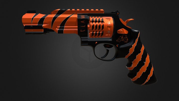 Revolver | Claw 3D Model