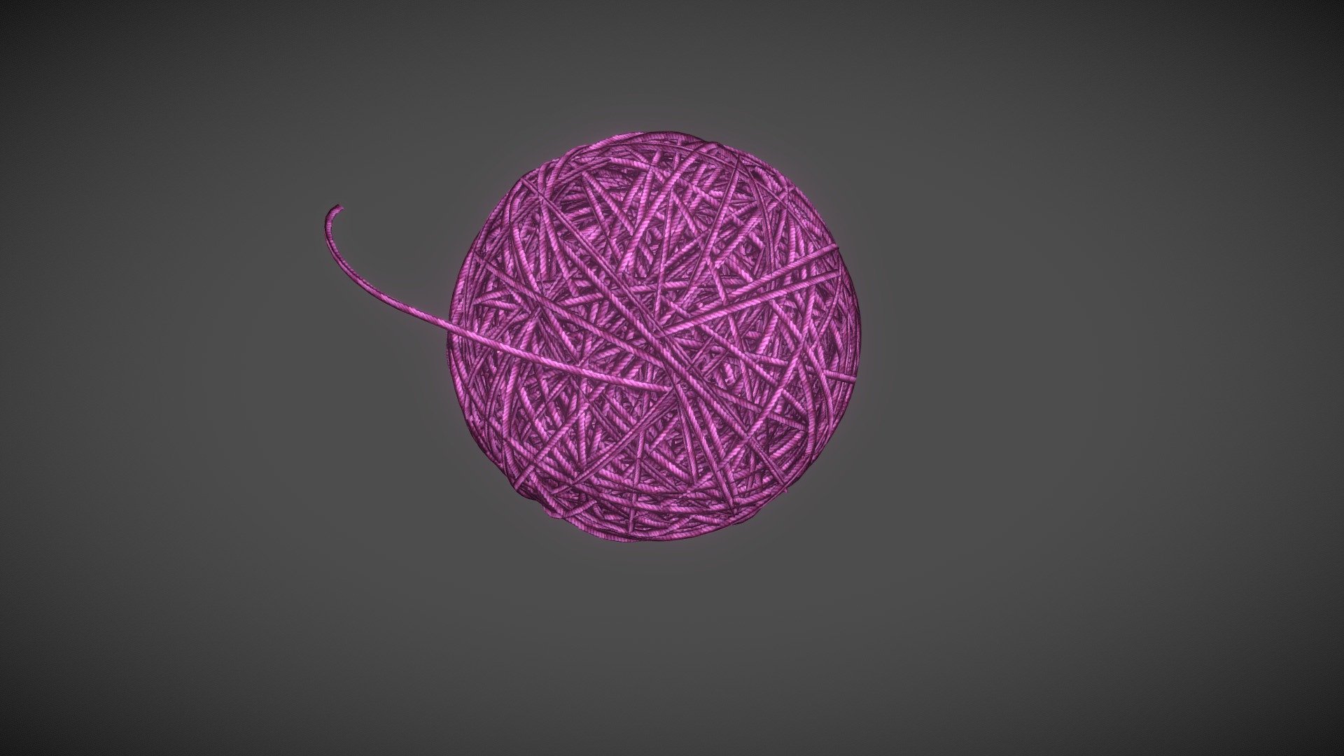 Yoga Ball - Pink 3D Model by PBR Cool