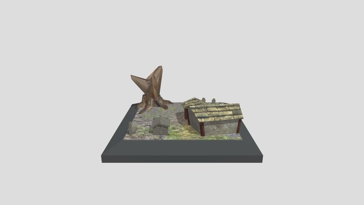 graveyard at dusk 3D Model