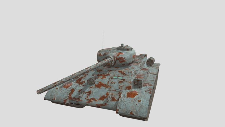 T-34 Tank 3D Model
