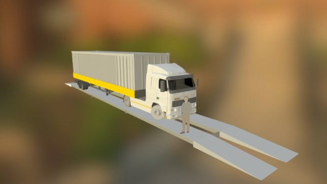 Truck Scales vtpr.by 3D Model