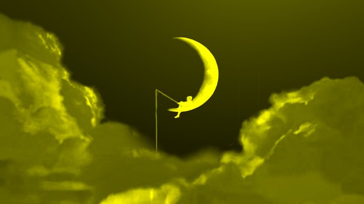 Yellow DreamWorks SKG Logo [Request] 3D Model
