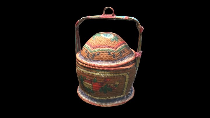 ChineseWovenBasket 3D Model