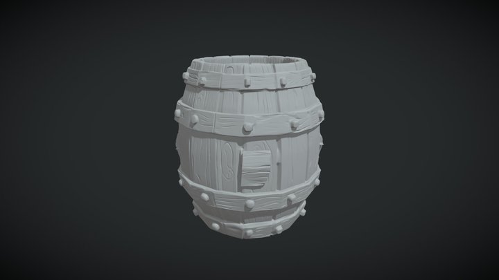 Stoutwood Barrel 3D Model