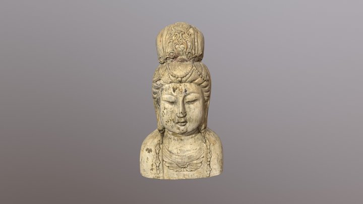 Buddha Bust 3D Model
