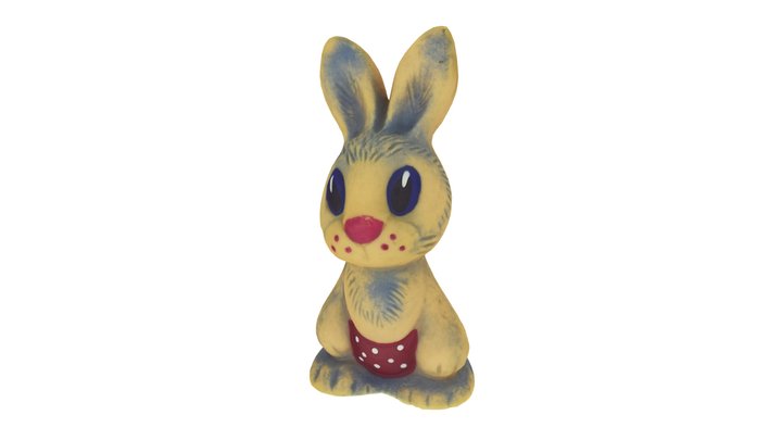 A Rabbit, A Toy 3D Model