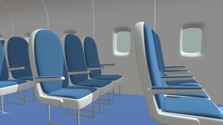 Airplane Inside 3D Model