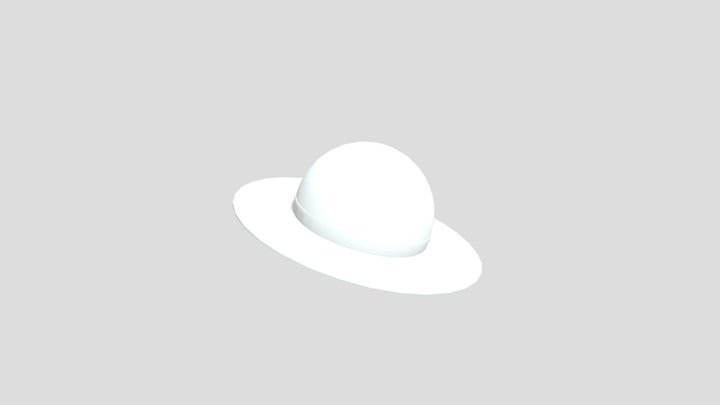 Straw Hat 3D Model
