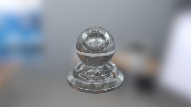 Shader Ball 3D Model