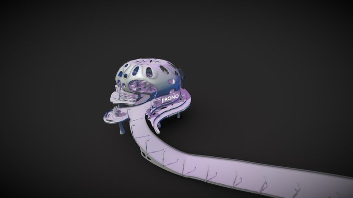 JIRONO a concept auditorium 3D Model