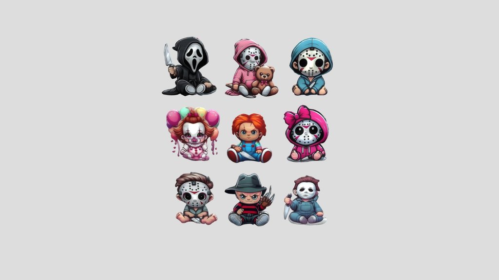 Chibi Horror Icons