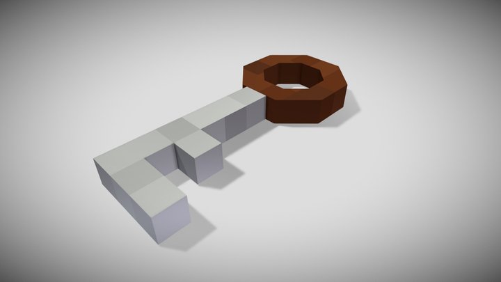 Minecraft Key 3D Model