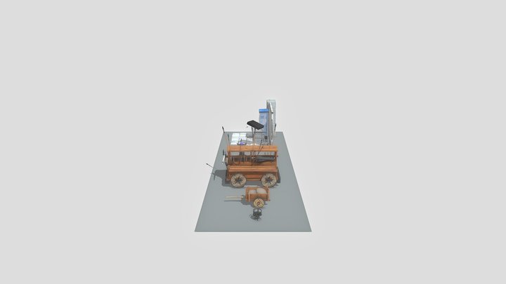 Текстурирование драфтов. 3D Model