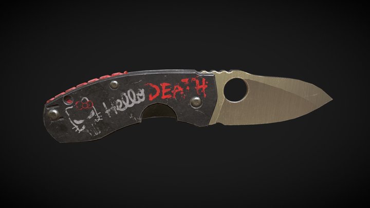Hello Kitty Blade 3D Model