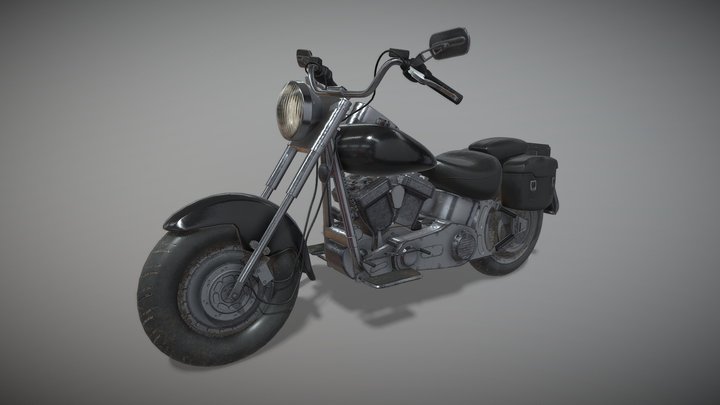 Motorcycle 3D Model