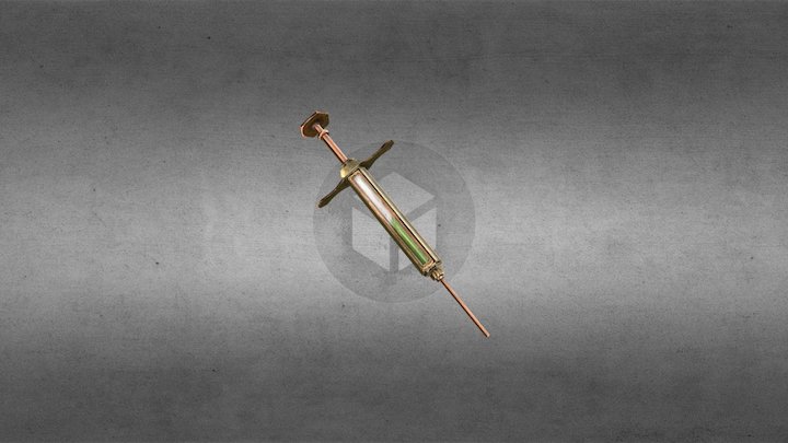 syringe 3D Model